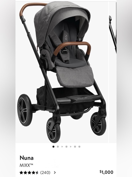 Nuna Other - Nuna mixx Black and Gray Stroller in Excellent condition.